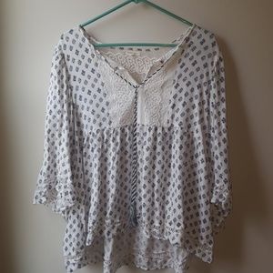 So cute boho summer top. Oversized
